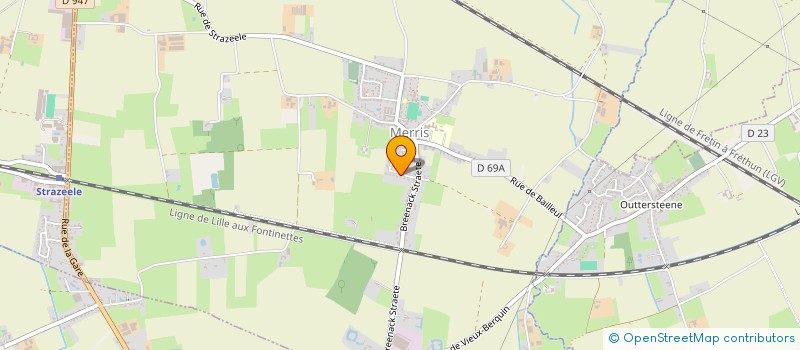 localisation de l'entreprise LEBO INVEST  MERRIS