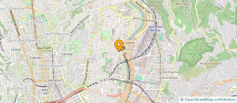 localisation de l'entreprise LEBOCERCLE  NICE