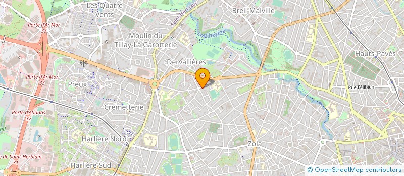 localisation de l'entreprise LEBODIS à NANTES