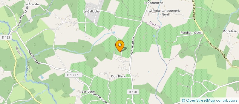 localisation de l'entreprise LEBOIDAYE  SAINT-CIERS-D'ABZAC