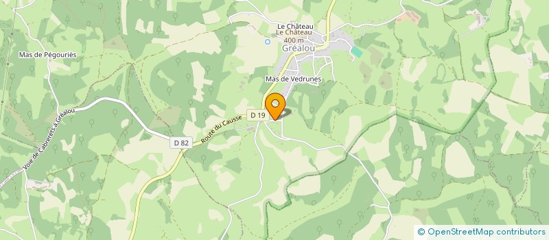 localisation de l'entreprise LEBOIS CONCEPT  GREALOU