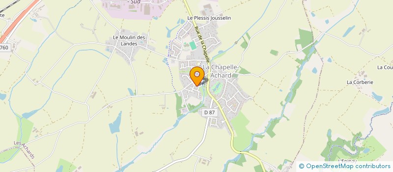 localisation de l'entreprise LEBOIS IMMOBILIER  LES ACHARDS