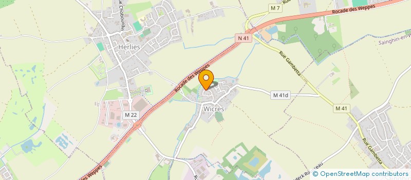 localisation de l'entreprise LEBOMARTI à WICRES
