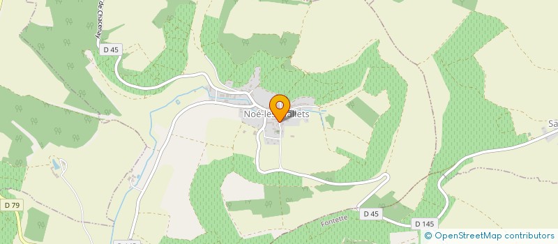 localisation de l'entreprise LEBON à NOE-LES-MALLETS