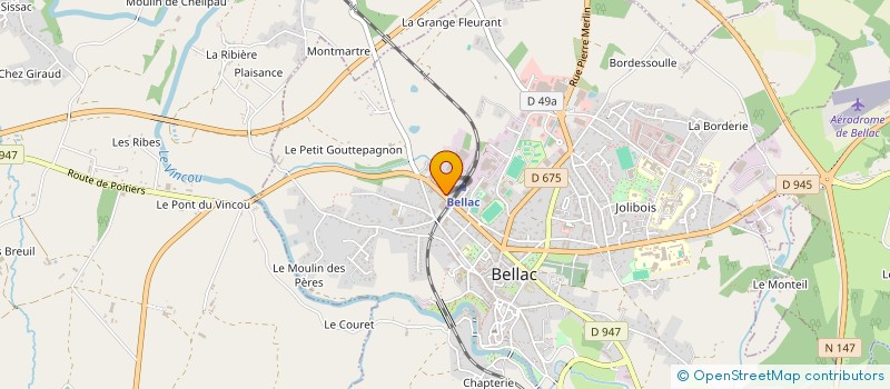 localisation de l'entreprise LEBON à PEYRAT-DE-BELLAC