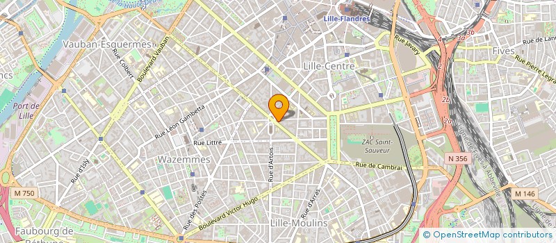 localisation de l'entreprise LEBON à LILLE