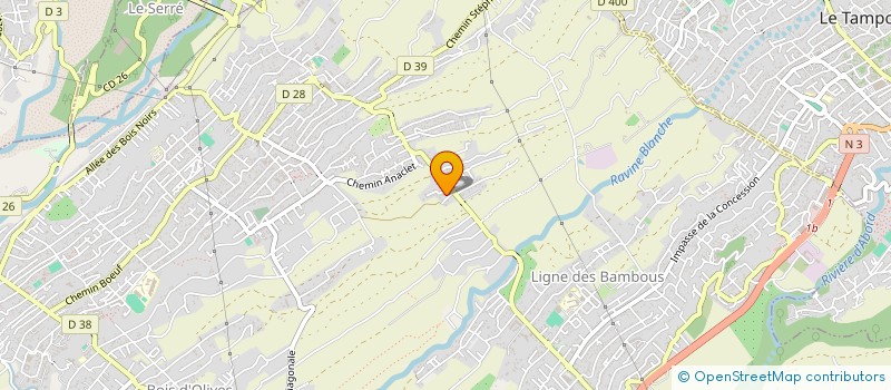 localisation de l'entreprise LEBON à SAINT-PIERRE