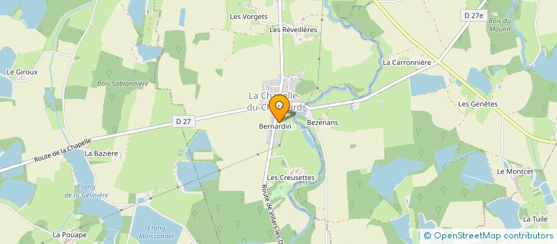 localisation de l'entreprise LEBON'AGENCEMENT  LA CHAPELLE-DU-CHATELARD