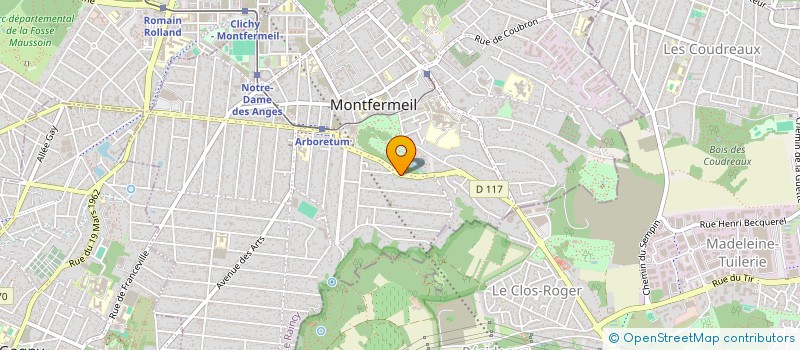 localisation de l'entreprise LEBON IMMO à MONTFERMEIL