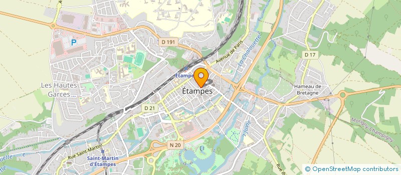 localisation de l'entreprise LEBON OPTICIEN  ETAMPES