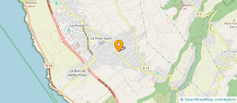 localisation de l'entreprise LEBON PATISSERIE à SAINT-LEU