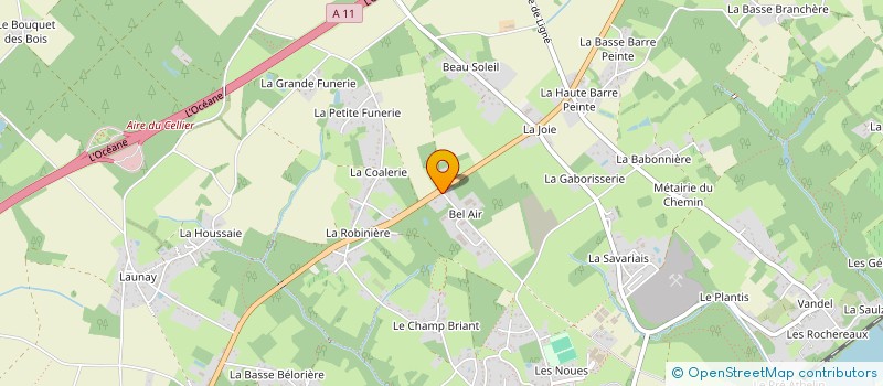 localisation de l'entreprise LEBON SERVICES TRANSPORTS  LE CELLIER