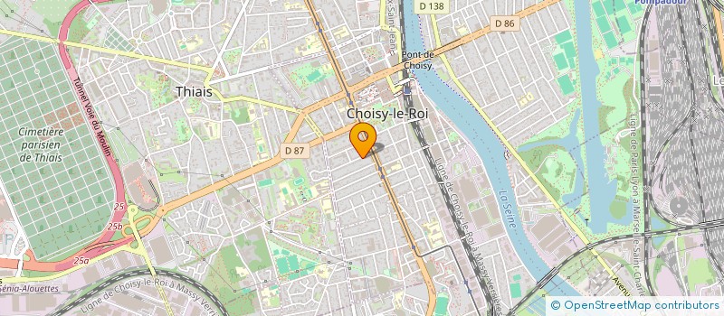 localisation de l'entreprise LEBONBIEN  CHOISY-LE-ROI