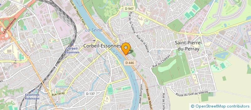 localisation de l'entreprise LEBONCHAR à CORBEIL-ESSONNES