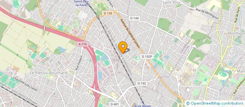 localisation de l'entreprise LEBONDUCTEUR à SAINT-PRIX