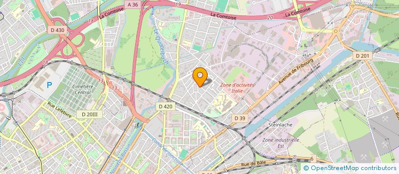 localisation de l'entreprise LEBONFLACON  ILLZACH