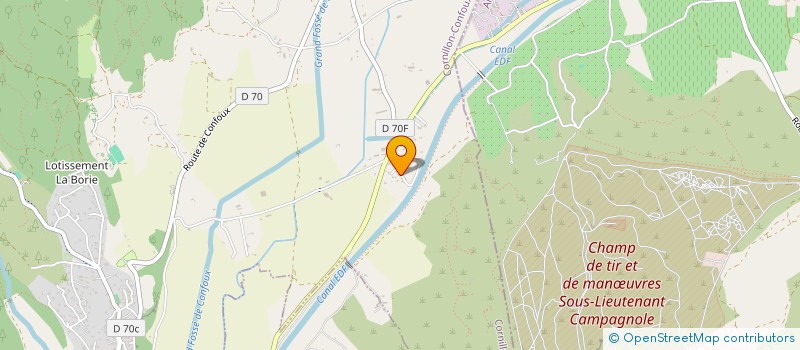localisation de l'entreprise LEBONJOUEUR à CORNILLON-CONFOUX