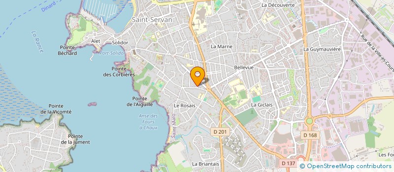 localisation de l'entreprise LEBORCA  SAINT-MALO