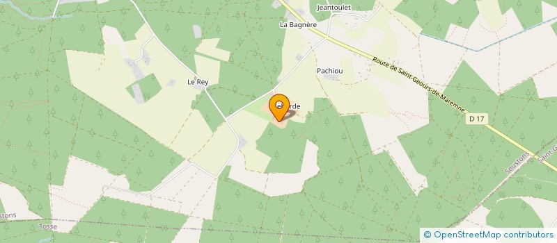 localisation de l'entreprise LEBORDE  SOUSTONS