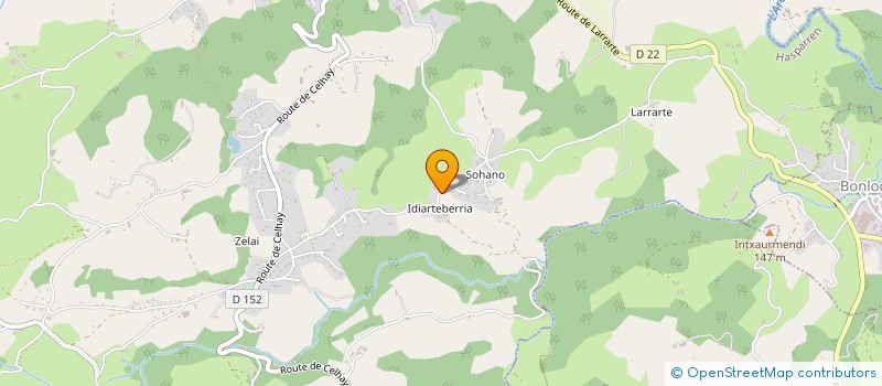 localisation de l'entreprise LEBORDE AUDIOVISUEL  HASPARREN