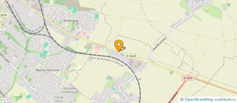 localisation de l'entreprise LEBORGNE IMMO  AWOINGT