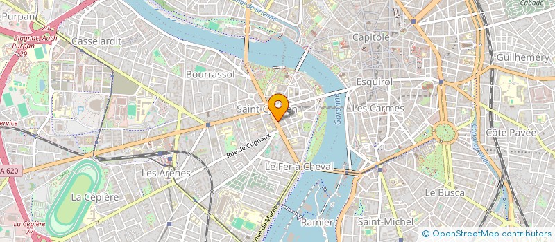 localisation de l'entreprise LEBORGNE-PIQUEMAL LMNP à TOULOUSE