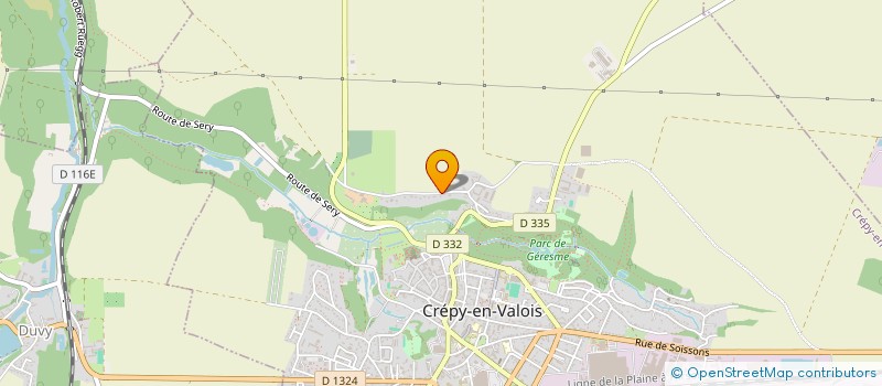 localisation de l'entreprise LEBORGNE WROBEL  CREPY-EN-VALOIS