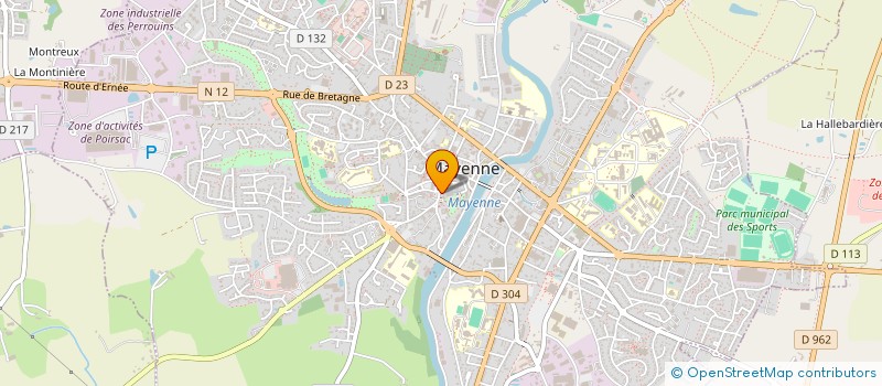 localisation de l'entreprise LEBOSSE  MAYENNE