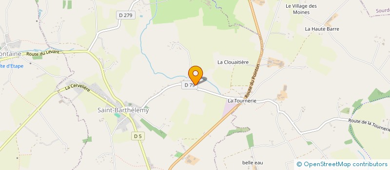 localisation de l'entreprise LEBOSSE  SAINT-CLEMENT-RANCOUDRAY