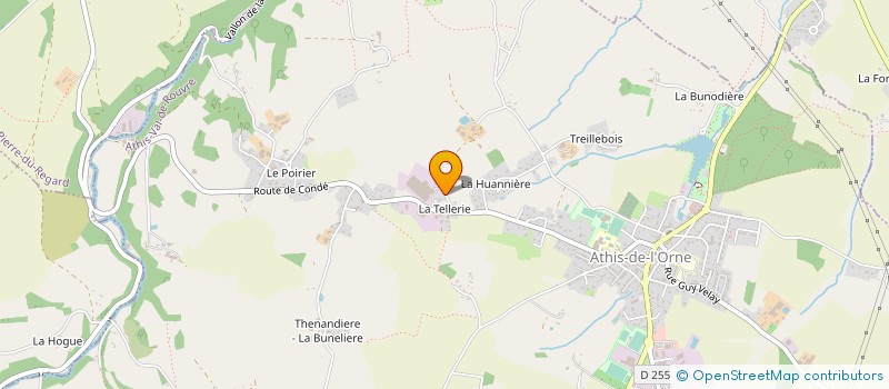 localisation de l'entreprise LEBOSSE THIERRY MICROTRACTEURS à ATHIS-VAL DE ROUVRE