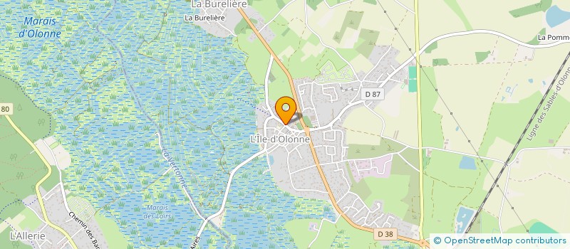 localisation de l'entreprise LEBOT GENTIL CHAT à L'ILE-D'OLONNE