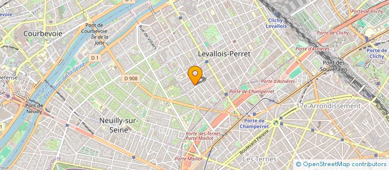 localisation de l'entreprise LEBOUBE & NAVET à LEVALLOIS-PERRET
