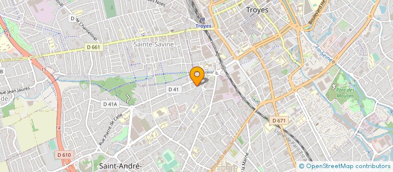 localisation de l'entreprise LEBOUC SECURITE  SAINT-ANDRE-LES-VERGERS