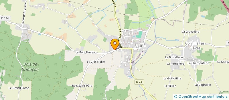 localisation de l'entreprise LEBOUCHER  LOIRE-AUTHION