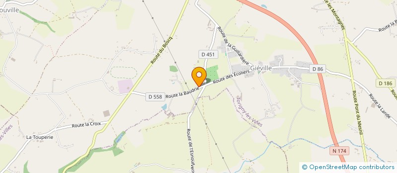 localisation de l'entreprise LEBOUCHER TP  TORIGNY-LES-VILLES