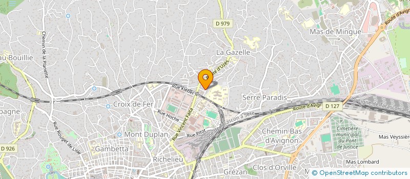 localisation de l'entreprise LEBOUCQ & BRAUX  NIMES