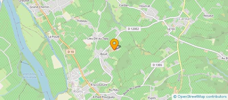 localisation de l'entreprise LEBOUDEUR  OMET