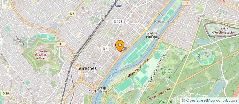 localisation de l'entreprise LEBOULANGER/VIEUSANGE à SURESNES