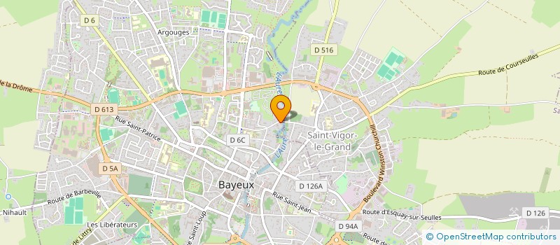 localisation de l'entreprise LEBOURGEOIS à BAYEUX
