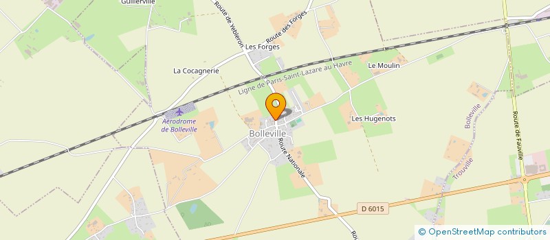 localisation de l'entreprise LEBOURGEOIS ET FILS à BOLLEVILLE