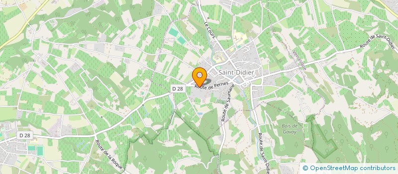 localisation de l'entreprise LEBOWSKI PROJECT  SAINT-DIDIER