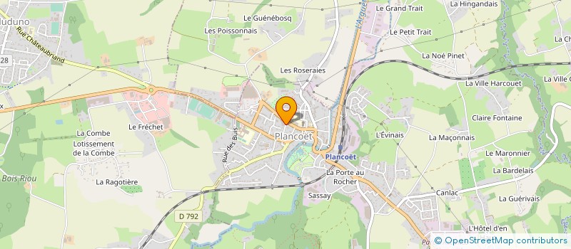 localisation de l'entreprise LEBRANCHU  LANDEBIA