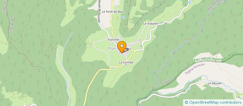 localisation de l'entreprise LEBRAT GROUP  PLAN-DE-BAIX