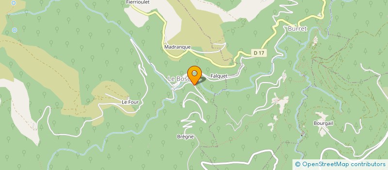 localisation de l'entreprise LEBREGEOIS à LE BOSC