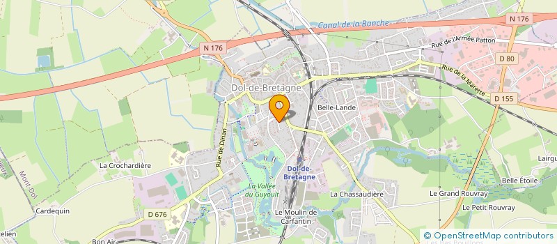 localisation de l'entreprise LEBREIL  DOL-DE-BRETAGNE