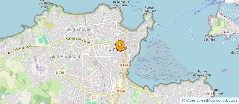 localisation de l'entreprise LEBRET  DINARD