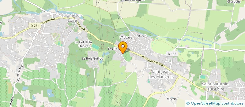 localisation de l'entreprise LEBRETON à LES GARENNES SUR LOIRE