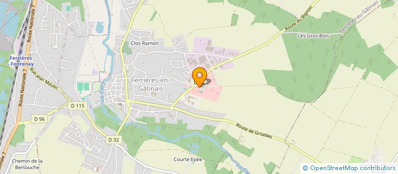 localisation de l'entreprise LEBRETON à FERRIERES-EN-GATINAIS