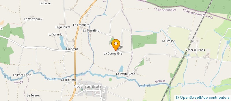 localisation de l'entreprise LEBRETON  NOYAL-SUR-BRUTZ