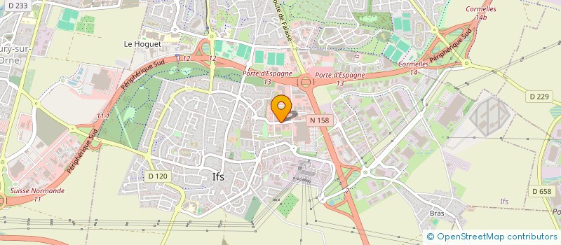 localisation de l'entreprise LEBRETON à IFS